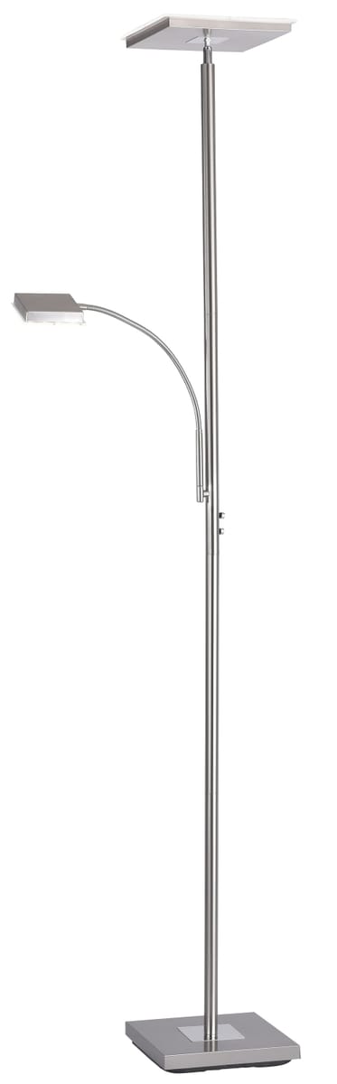 Just Light. LED-Stehleuchte Hans Stahl H: 183 - 190 cm
