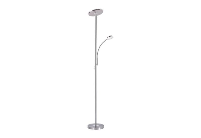 Just Light. LED-Stehleuchte Hans Stahl H: 183 - 193 cm