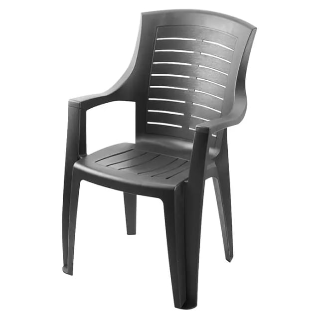 Progarden Stapelsessel Talia 55 cm x 60 cm x 91 cm Anthrazit