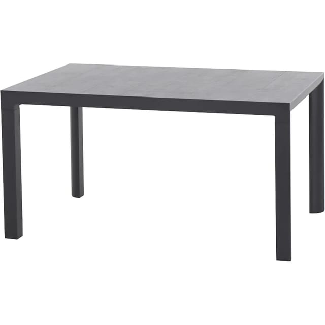 Siena Garden Gartentisch Silva Rechteckig Wood Grey 90 cm x 140 cm