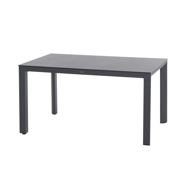 Siena Garden Gartentisch Silva Rechteckig HPL Titan 90 cm x 160 cm