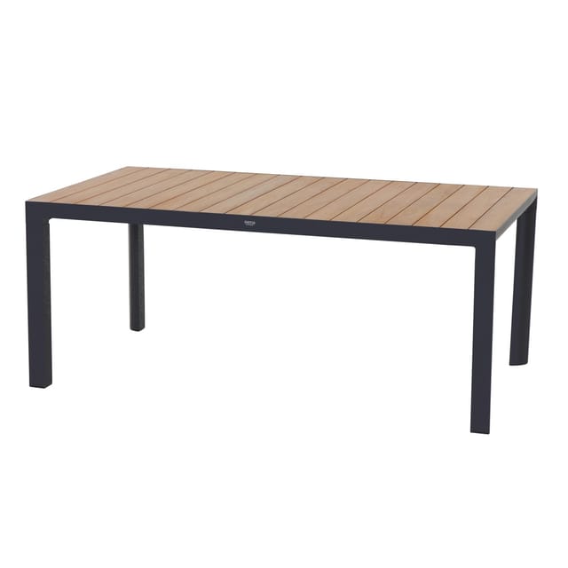 Siena Garden Gartentisch Silva Rechteckig Holz Teak 100 cm x 180 cm