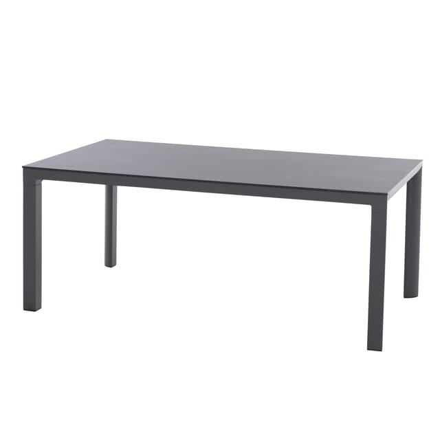 Siena Garden Gartentisch Silva Rechteckig HPL Ferrostone 95 cm x 180 cm