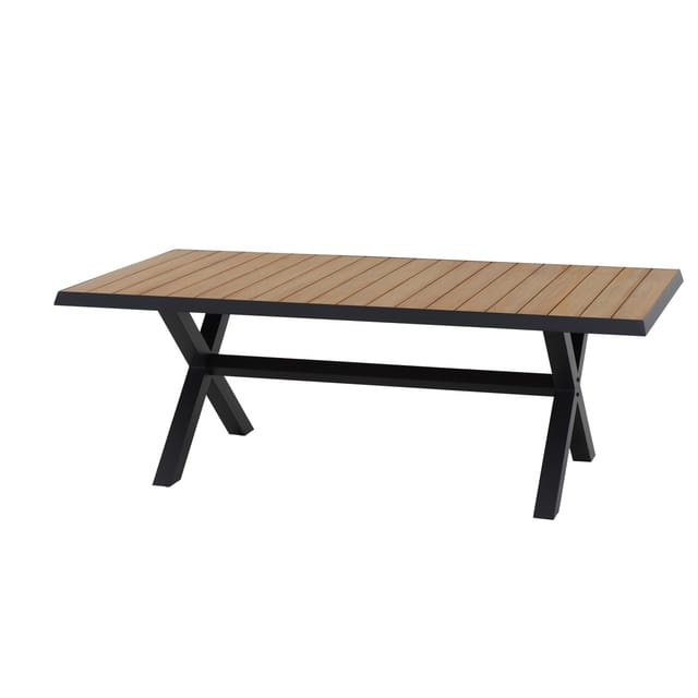 Siena Garden Gartentisch Sincro Rechteckig Holz Teak 103 cm x 204 cm