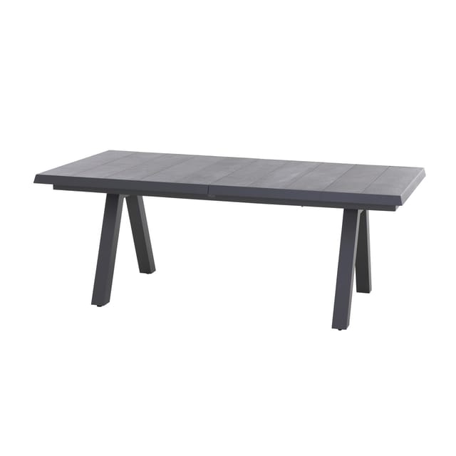 Siena Garden Gartentisch Tirana Rechteckig ausziehbar Wood Grey 100 cm x 260 cm