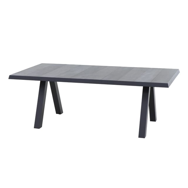 Siena Garden Gartentisch Tirana Rechteckig Wood Grey 105 cm x 205 cm