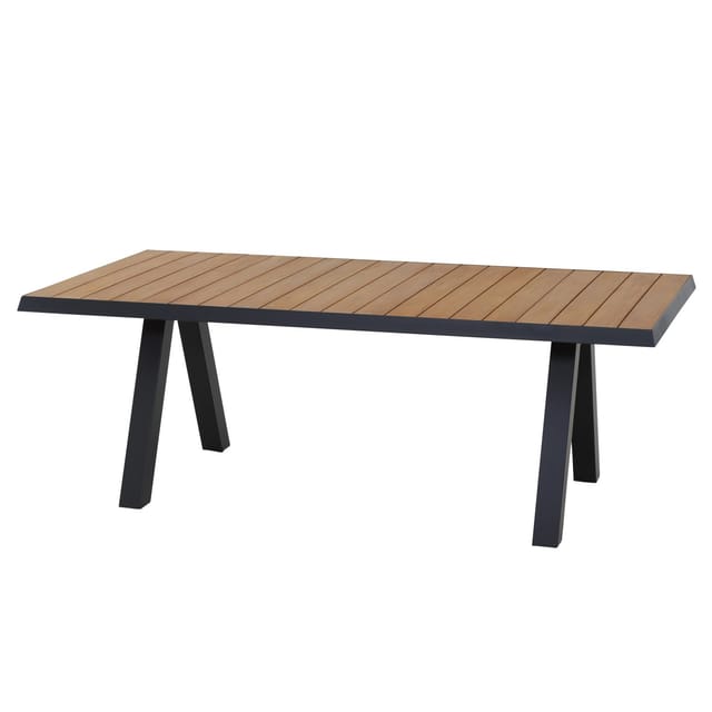 Siena Garden Gartentisch Tirana Rechteckig Holz Teak 105 cm x 205 cm