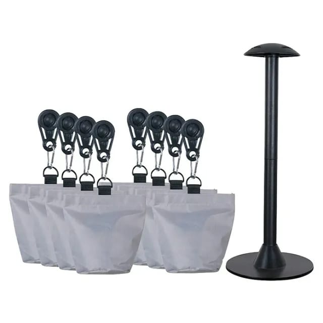 Siena Garden Set für Schutzhülle Aquashield 23,5 cm x 23,5 cm x 26,5 cm Hellgrau