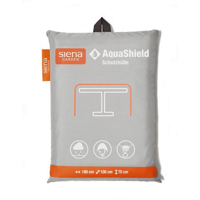 Siena Garden Tischhülle AquaShield 180 cm x 100 cm x 70 cm Hellgrau