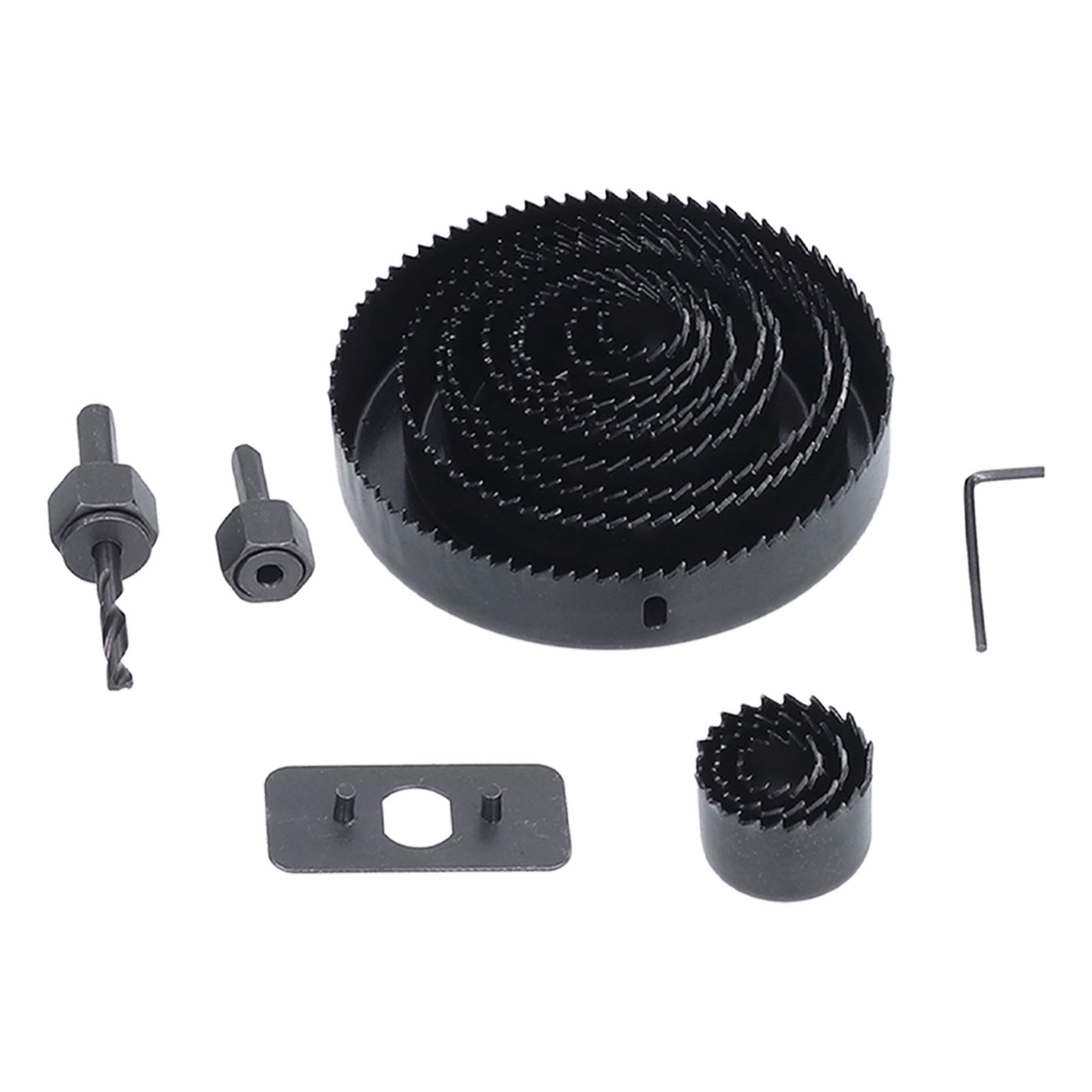 16-teiliges Lochsägen-set: Präzise, Symmetrisch, Schnell, Sauber, Schwarz, Oxidationsbeständig, Verschleißfest, Korrosionsbeständig, Für Die Holzbearbeitung