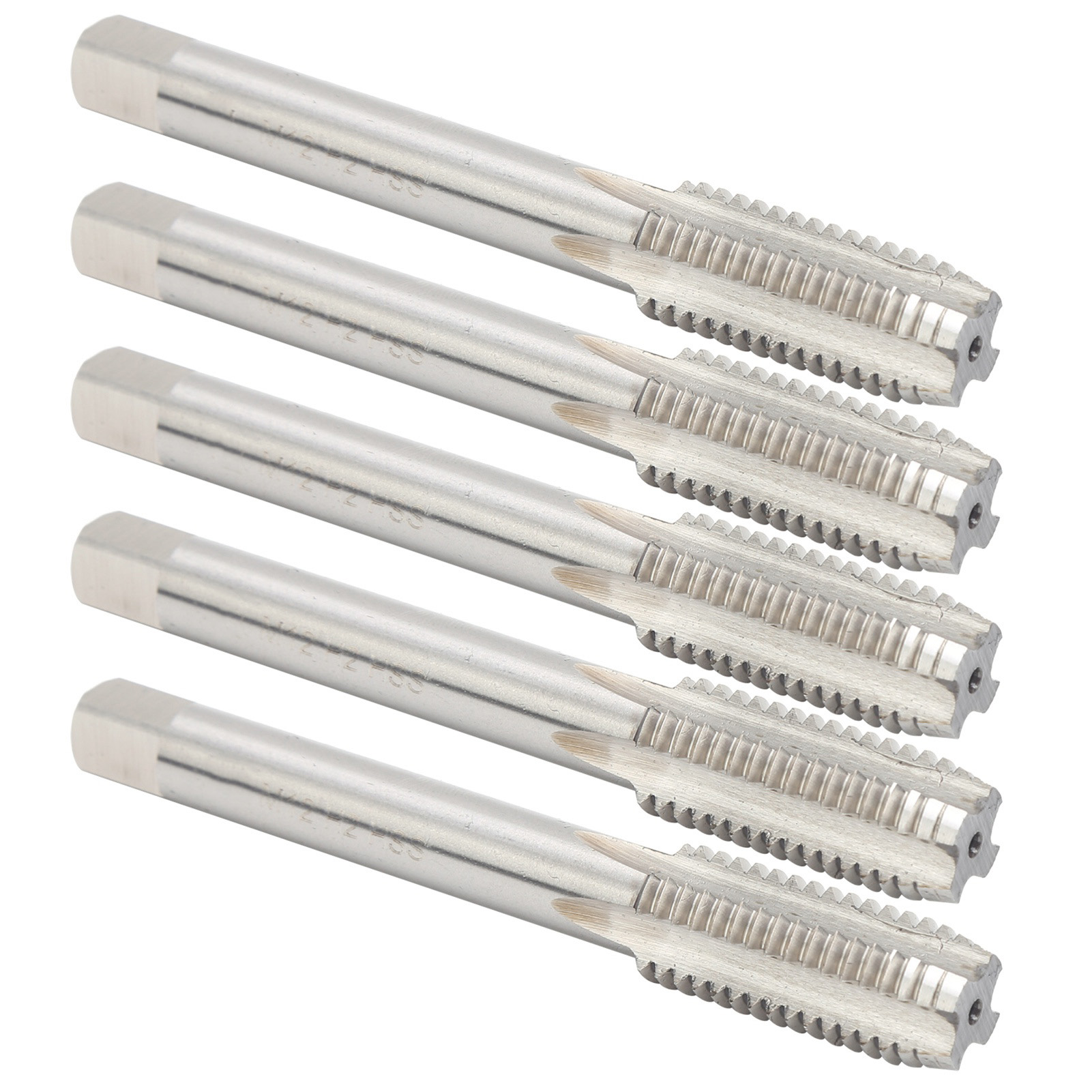5-teiliges Professionelles Hss-gewindebohrer-set Mit Gerader Nut, M12