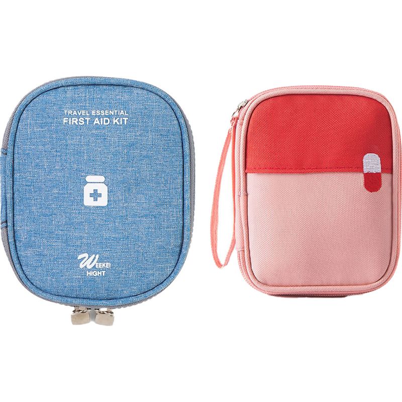 Erste-hilfe-tasche – Leere Medizinische Reisetasche – Kompakter Medikamentenorganizer Mit Durchgehendem Reißverschluss – 1 Stück