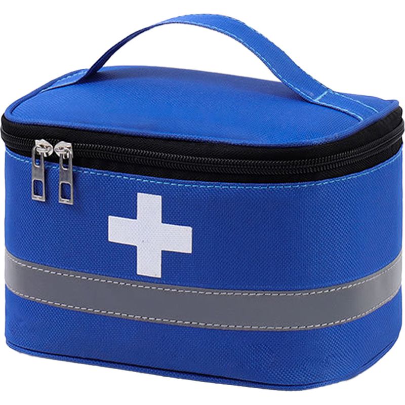 Erste-hilfe-tasche – Leere Sanitätstasche – 35 X 20 X 15 Cm – Schwarz – 1 Stück
