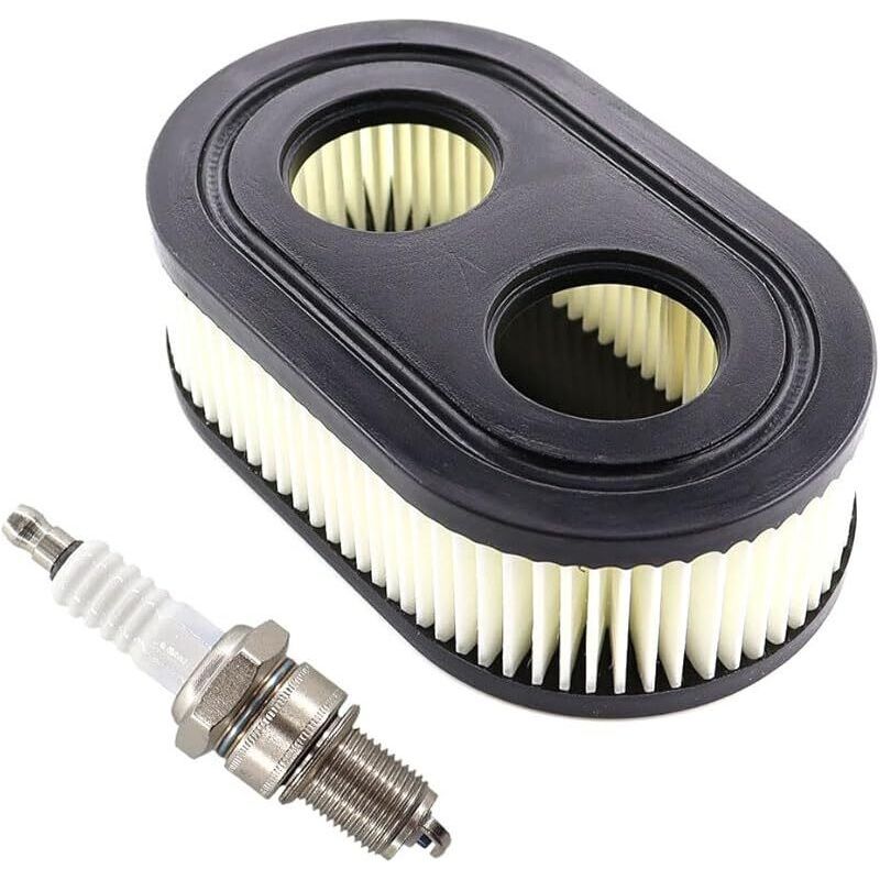Luftfilter – Zündkerze – Für Viking Mb448.1t, Mb443, Stihl Rm448, Rm443, Rm253, Briggs & Stratton 550e, 575ex, 625e Rasenmäher – 2er-pack