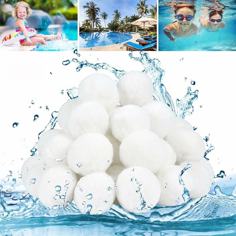 Filterbälle – Polyethylen – Für Schwimmbadfiltersysteme – 200 G