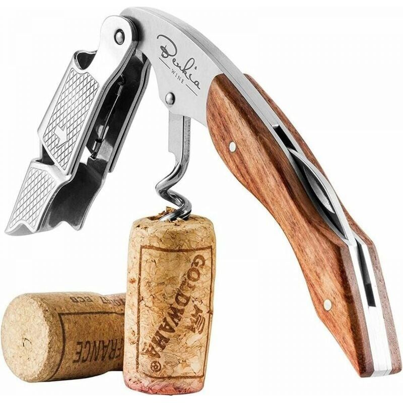 Sommeliermesser – Flaschenöffner Und Folienschneider Aus Edelstahl – Für Wein Und Getränke – 1 Stück