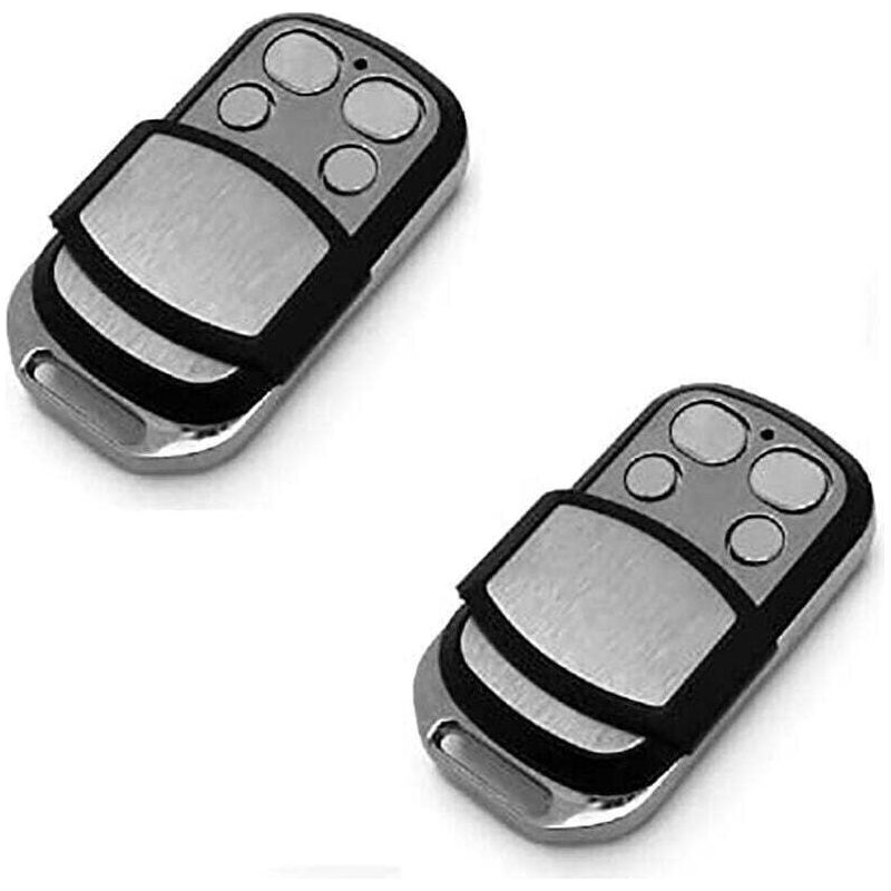 Fernbedienung – Für Schiebe- Und Drehtore – 4 Tasten – Inkl. 12-v-batterien – Funkfrequenz – 2er-pack