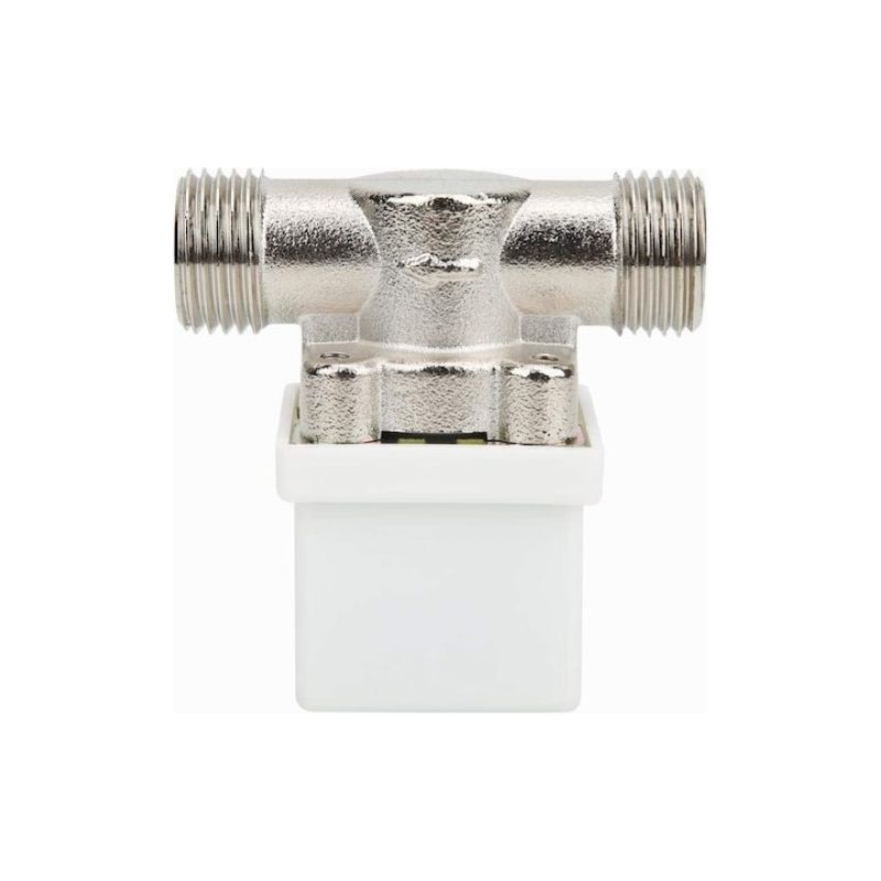 Magnetventil – G1/2" – 12 V Dc – Gehäuse Aus Messing Und Abs – Druckbereich: 0,02 Bis 0,8 Mpa – Normalerweise Geschlossen – 1 Stück