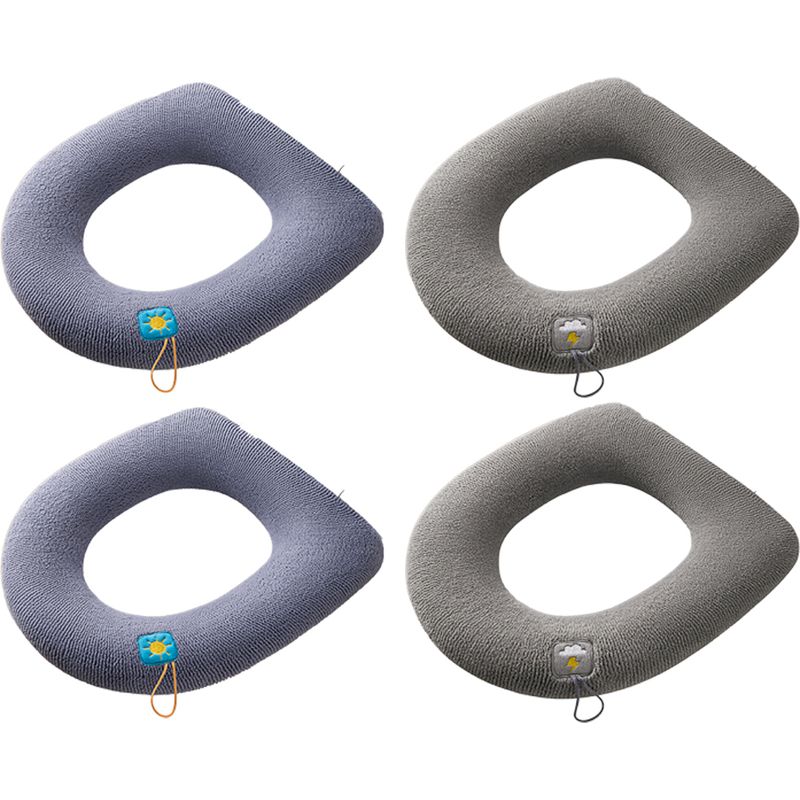 Wc-sitzkissen – Dickes Und Weiches Polyester – Mit Griff Zum Einfachen Anheben – 4er-set