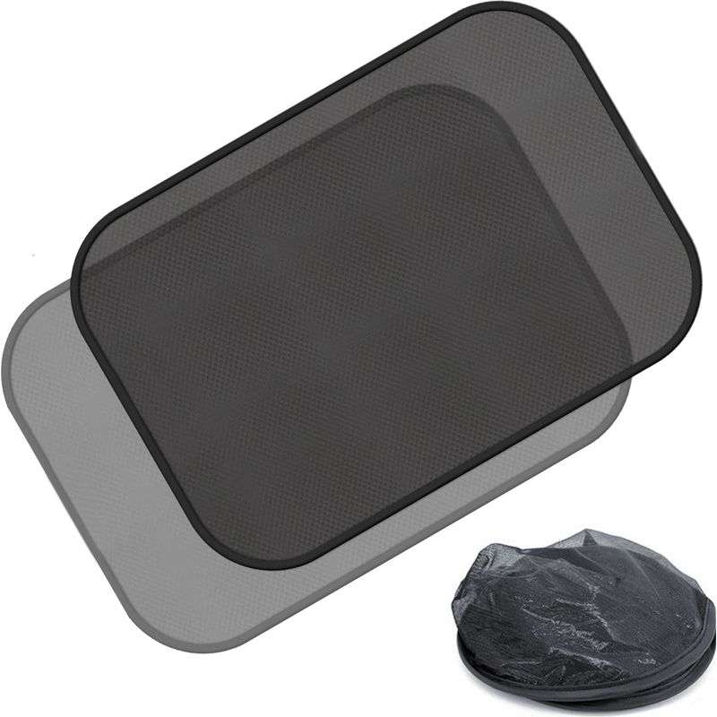 Sonnenschutz Für Autofenster – Nylon-netzgewebe Für Uv-schutz – Universell Passend Für Die Hintere Seitenscheibe Von Autos – 36 X 44 Cm – 2 Stück