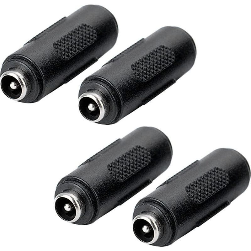 Netzadapter (buchse Auf Buchse) – 5,5 X 2,1 Mm Dc-stecker – Für Schwenkbare Überwachungskameras Und Cctv-kameras – 4er-pack