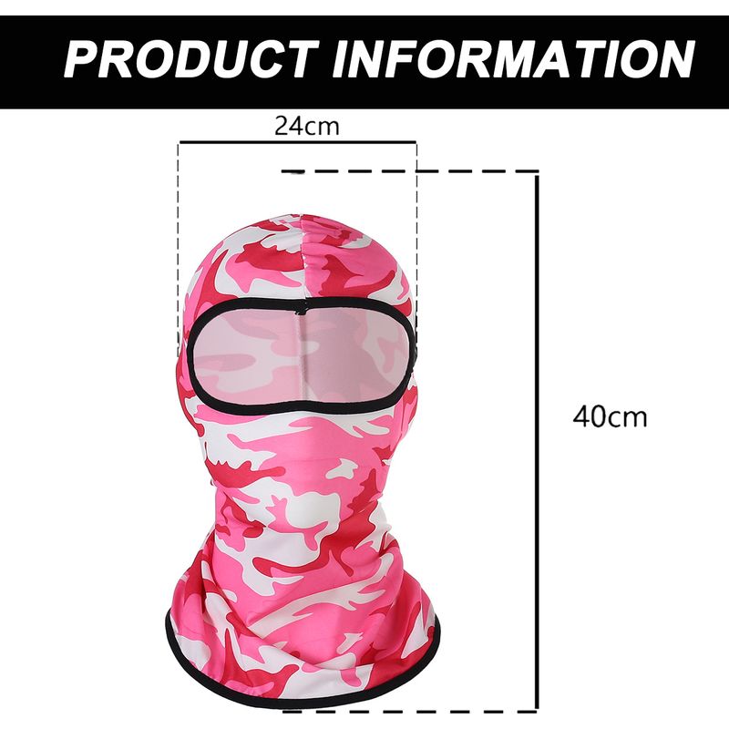 Sturmhaube – Uv- Und Windschutz – Ideal Zum Skifahren, Radfahren Und Wandern – 92 % Polyester, 8 % Elasthan – Unisex – 1 Stück