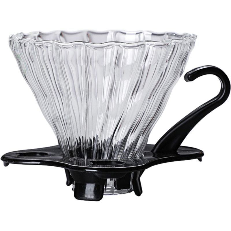 Kaffeefilter Aus Glas – Eingießtrichter – Für Manuelles Brühen – 1 Stück – Abmessungen: 11,3 X 3,5 X 10 Cm