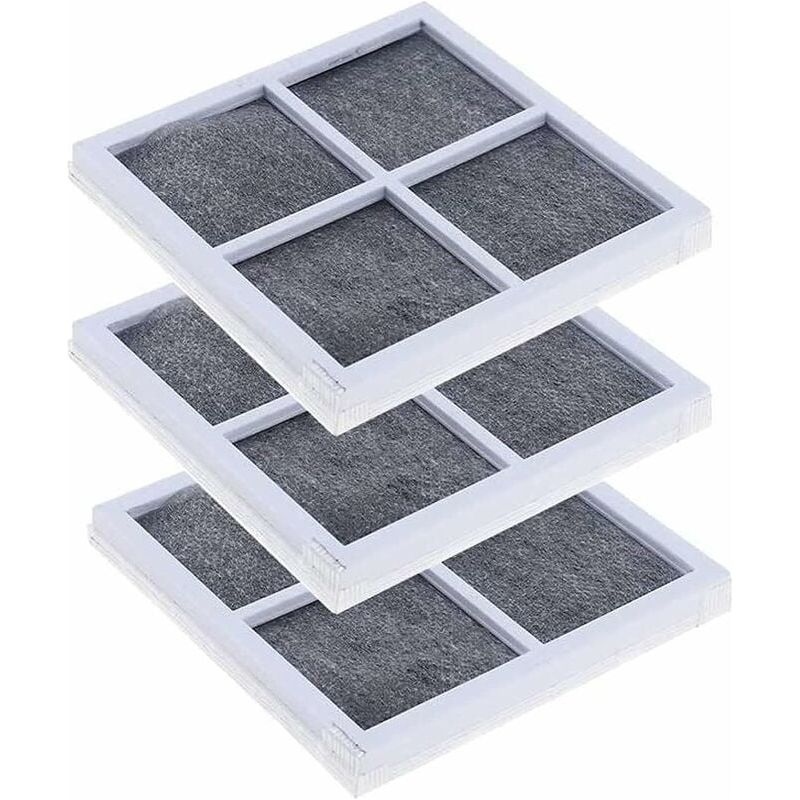 Kühlschrank-luftfilter – Aktivkohle – Kompatibel Mit Lg Lt120f, Lfx31925sw, Lfx31925sb Und Lfx25991st – 3er-pack