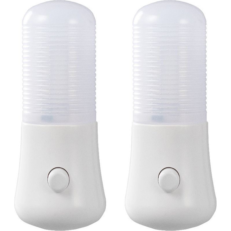 Nachtlicht Zum Einstecken – Automatischer Lichtsensor – Einstellbare Helligkeit – Warmweiß – 1 W – Für Schlafzimmer, Flur, Treppenhaus, Badezimmer – 1 Stück