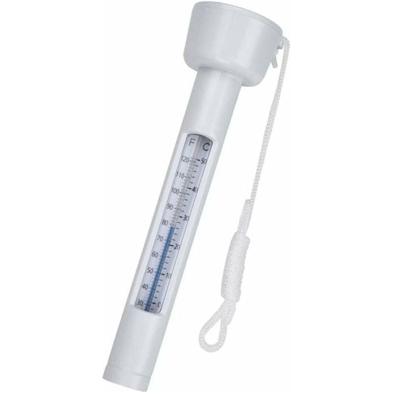 Wasserthermometer – Anzeige Celsius/fahrenheit – Tauchkette Für Schwimmbad, Whirlpool, Jacuzzi, Teich, Aquarium – 1 Stück