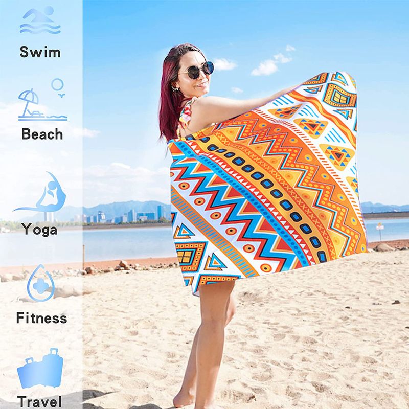 Strandtuch – 160 X 80 Cm – Leichtes, Schnelltrocknendes Mikrofasertuch – Für Strand, Pool, Camping Und Reisen – Unisex (erwachsene) – 1 Stück