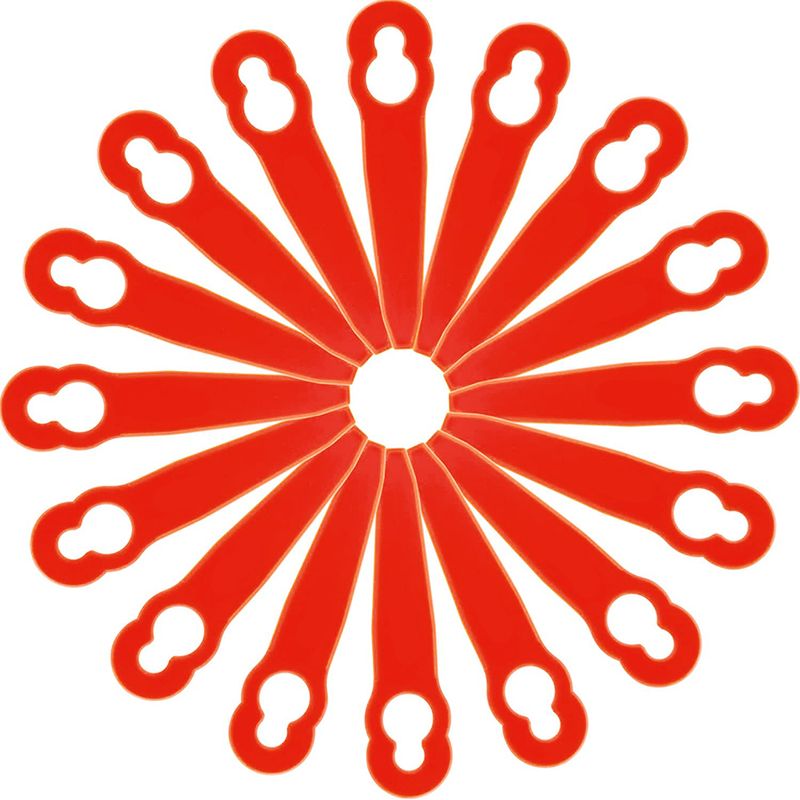 Ersatzmesser Aus Kunststoff – Für Polycut 2-2 Und 3-2 Rasentrimmer – Kürbisform – 100 Stück