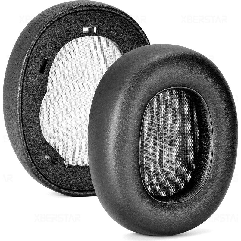 Ohrpolster Aus Memory-schaum – Kompatibel Mit Jbl E65bt Duet Nc Live650 Kopfhörern – Schwarz – 2er-pack