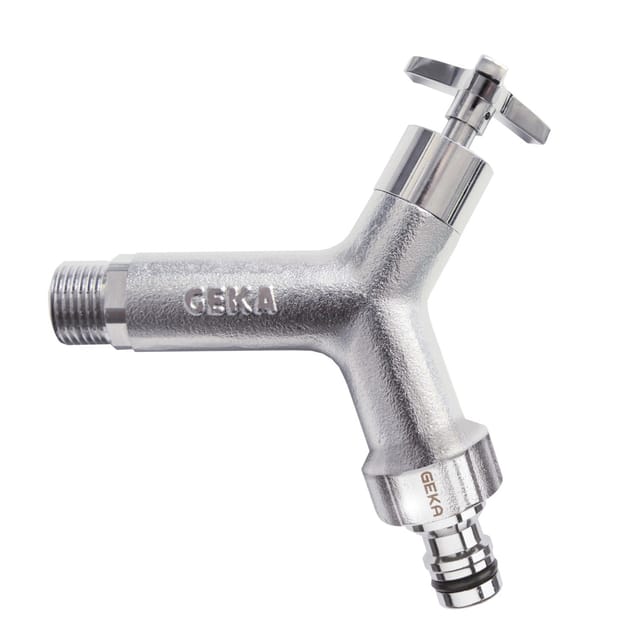 Geka Design Wasserhahn Plus G 13 mm (1/2 Zoll) Silber
