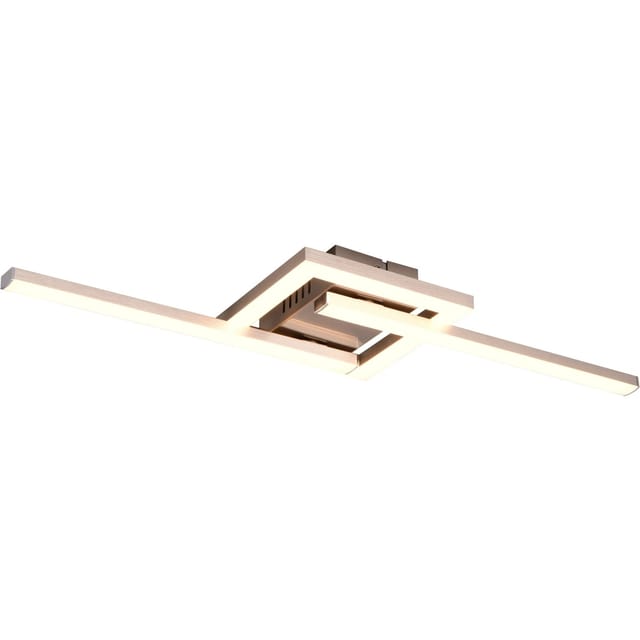 Reality LED Deckenleuchte Viale 54,4 cm x 5 cm x 16 cm Nickel Matt