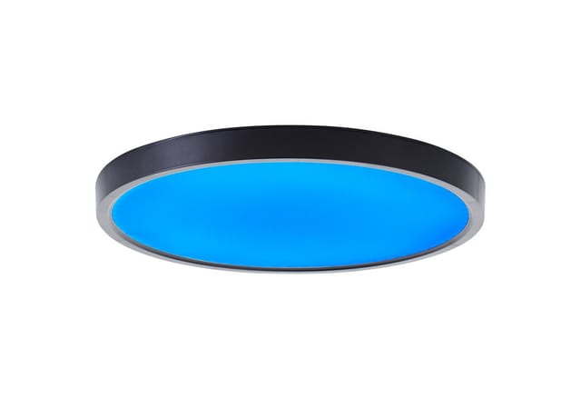 Brilliant LED-Deckenleuchte Lotti RGB + CCT Ø 30cm Schwarz/Weiß