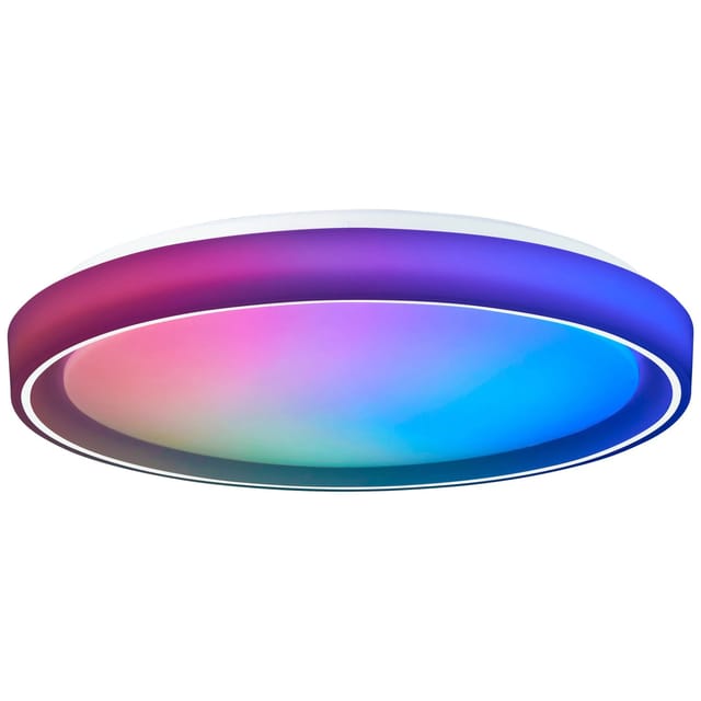 Brilliant LED-Deckenleuchte Floco RGB + CCT Ø 49,5 cm Weiß