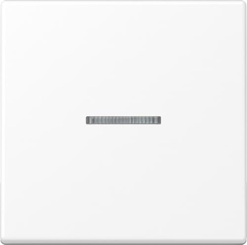 Jung Wippe mit Lichtleiter 1-fach Lackiert Schneeweiß Matt