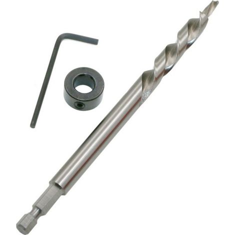 Hss 9,5 Mm 3/8" Hochgeschwindigkeits-bohrer-reibahle-set Mit Sechskantschaft-anschlagring Für Manuelle Taschenbohrer Für Zimmerleute