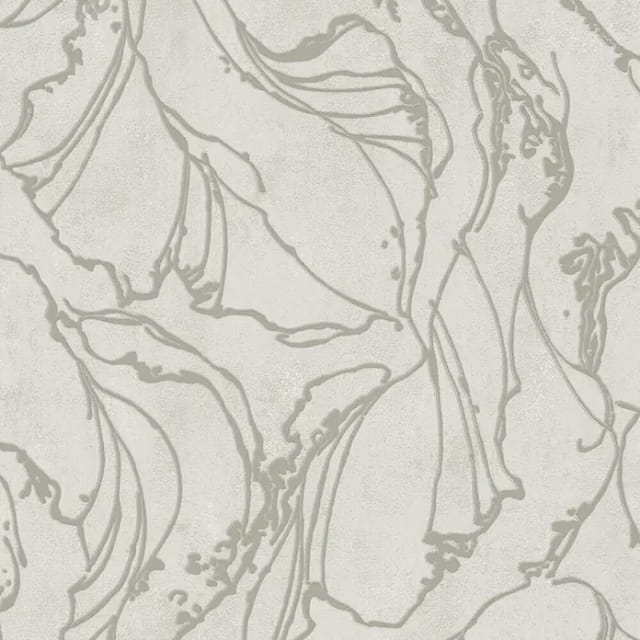 Marburg Vliestapete mit Geschwungenen Glänzenden Linien Beige Grafik FSC®