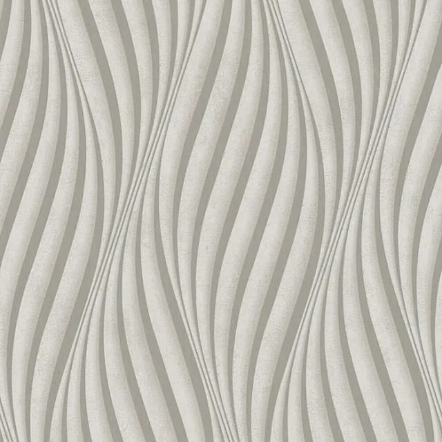 Marburg Vliestapete mit Geschwungenen Glänzenden Streifen Beige Muster FSC®