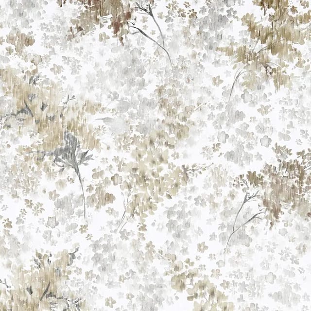 Marburg Vliestapete Floral Natur Weiß-Braun FSC®