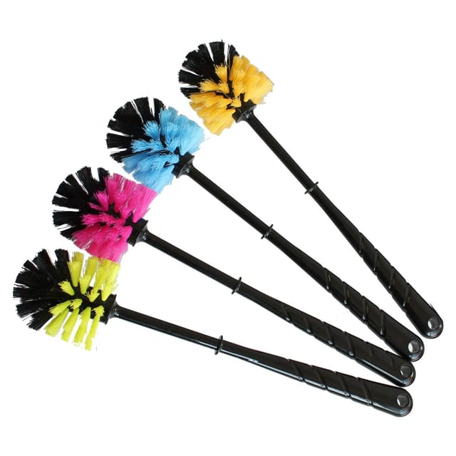 Bürstenmann WC-Bürste Schwarz-Bunt