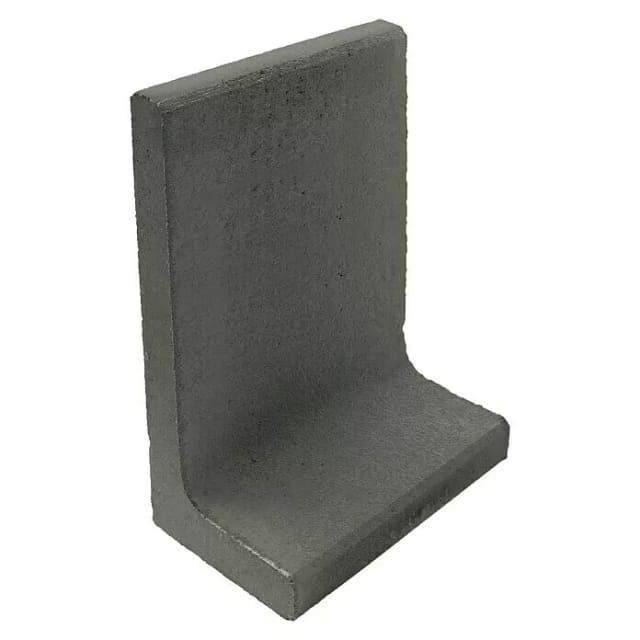 Diephaus L-Stein unbewehrt Anthrazit 80 x 50 x 50 x 7 cm L-Stein