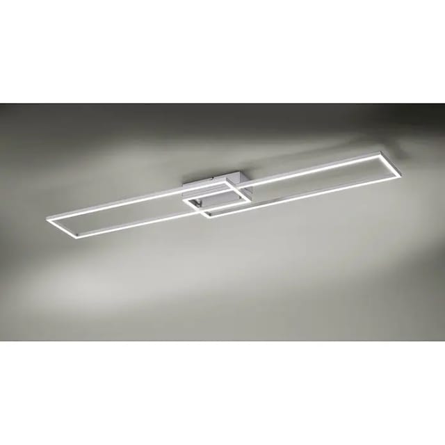 Just Light. LED-Deckenleuchte Iven Stahl 110 x 25 cm