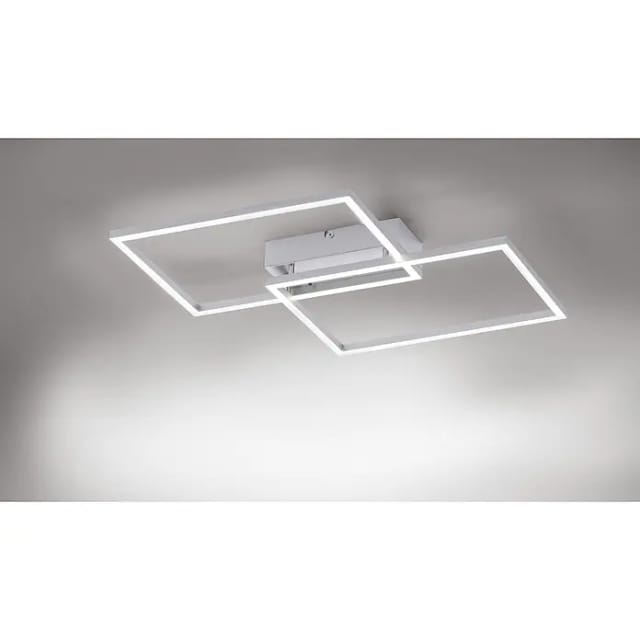 Just Light. LED-Deckenleuchte Iven 50,4 x 42 cm Stahl
