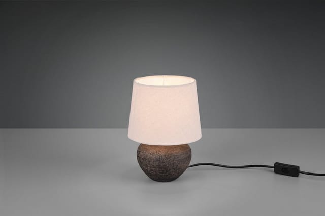 Reality Tischlampe Lou Braun-Beige