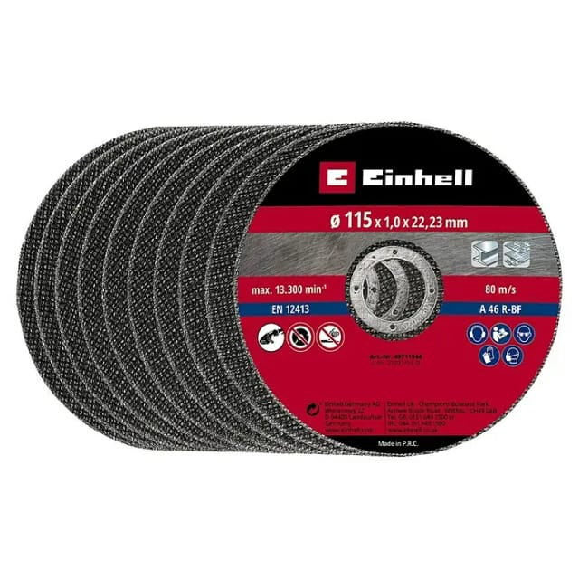 Einhell Trennscheibe Dünn 125 x 1 mm 10 Stück