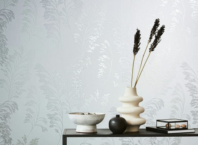 Marburg Vliestapete Floral FSC® Modern Weiß FSC®