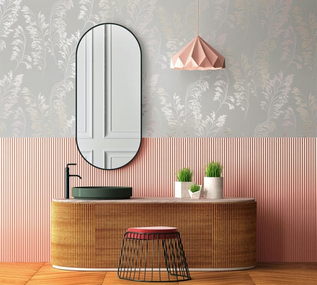 Marburg Vliestapete Grau Floral Modern FSC®